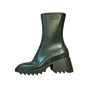 CHLOÉ Green Betty Boots